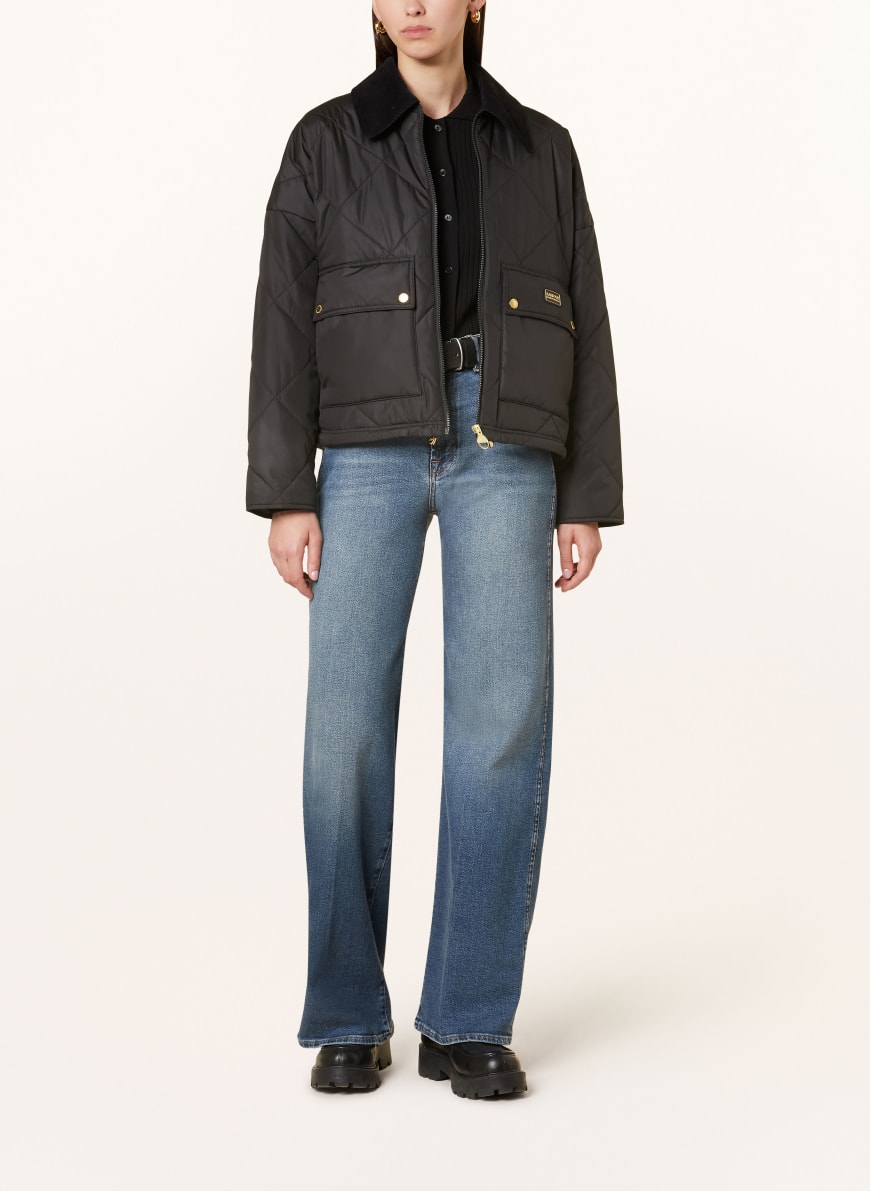 BARBOUR INTERNATIONAL Quilted jacket LAIA in black