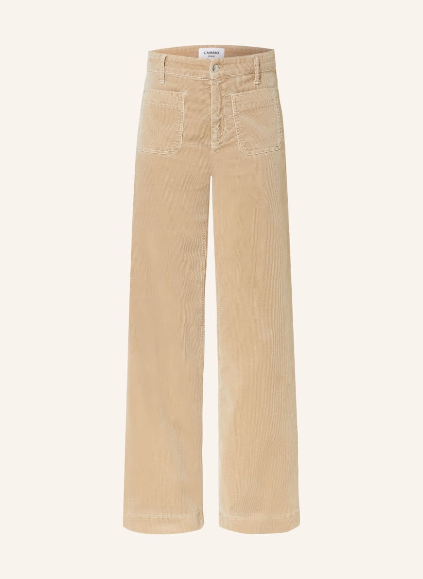 CAMBIO Corduroy trousers ADA in beige