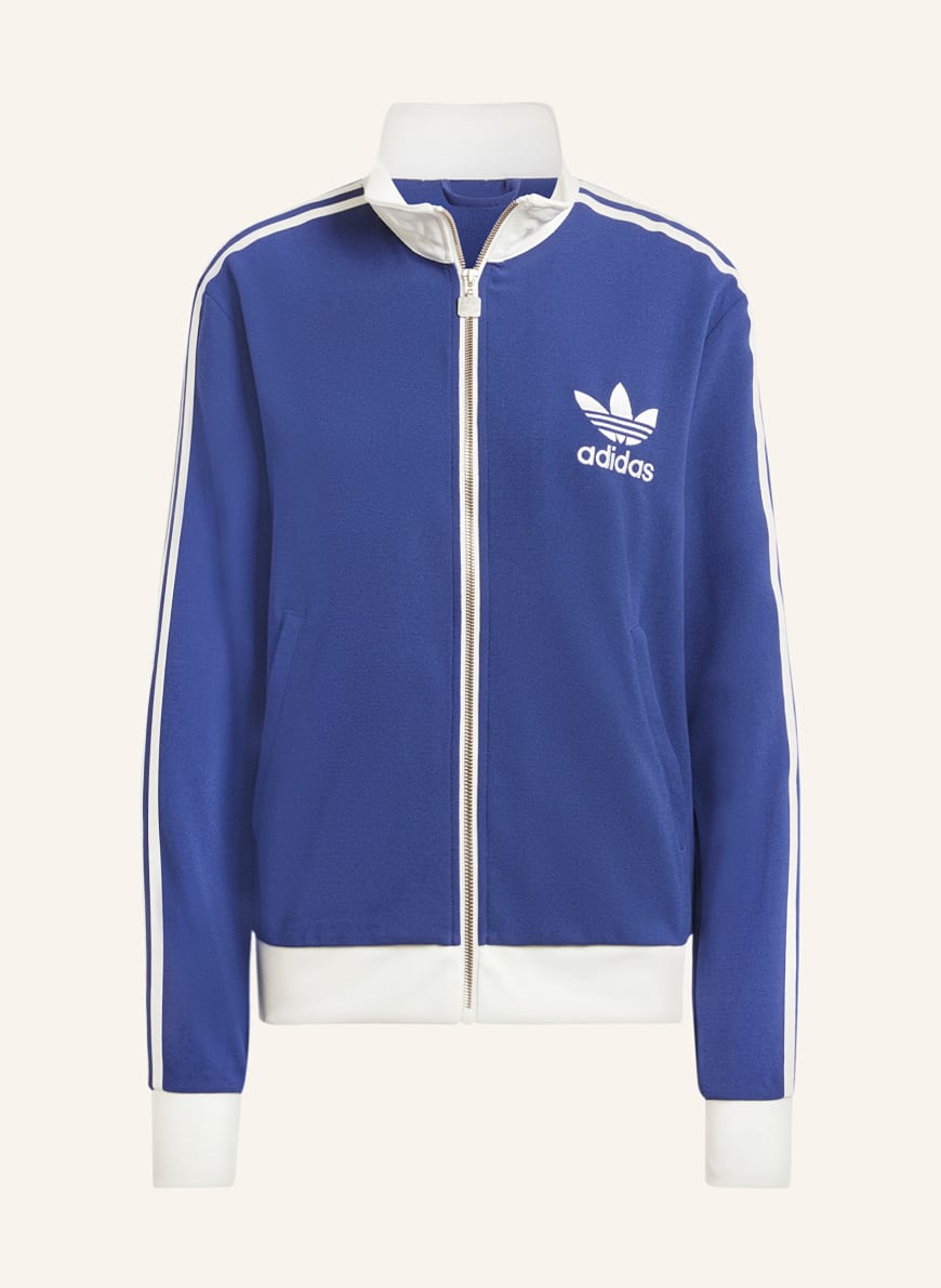 adidas Originals Trainingsjacke in blau weiss