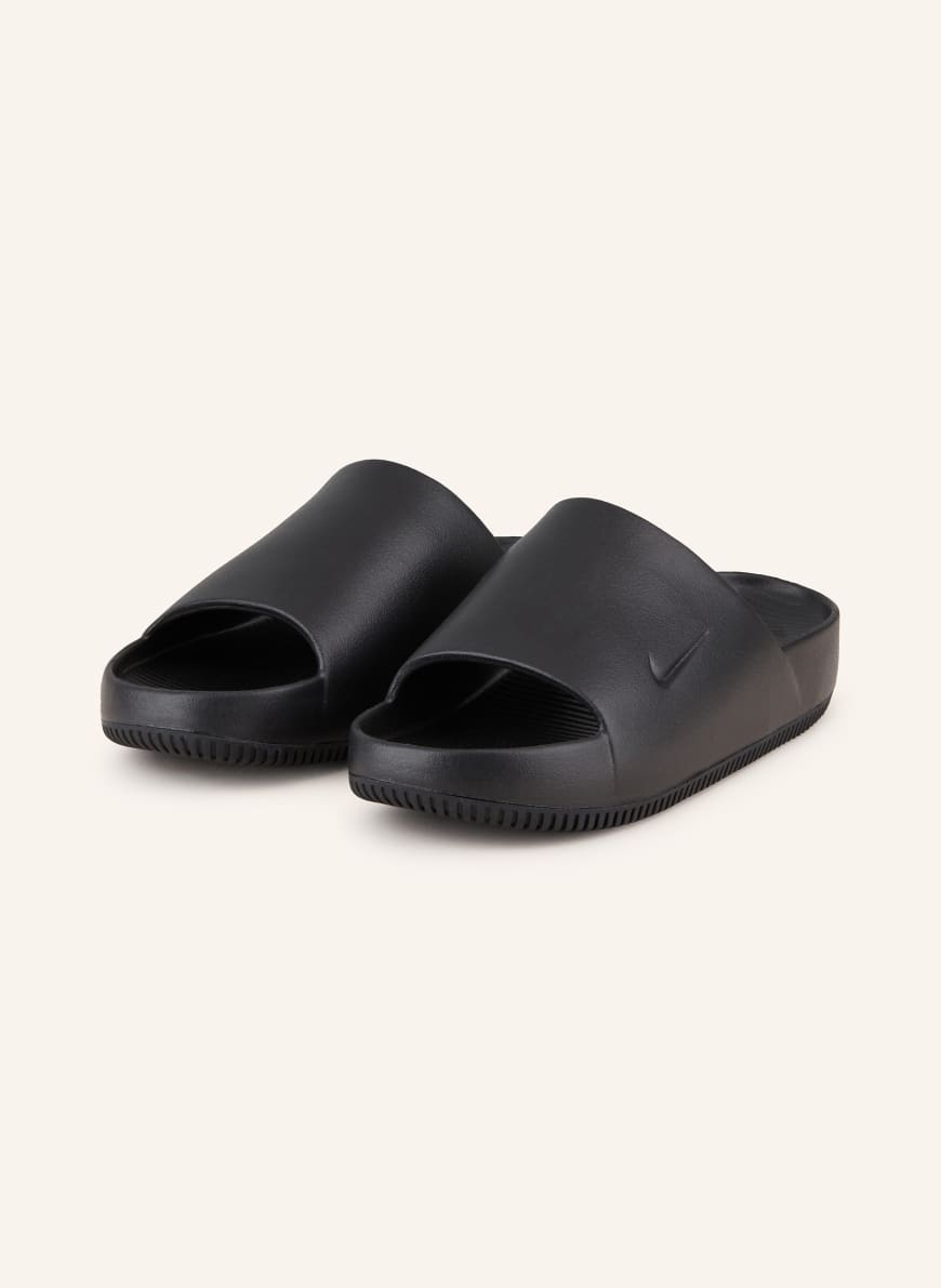 Nike Pantoletten CALM SLIDE: SCHWARZ