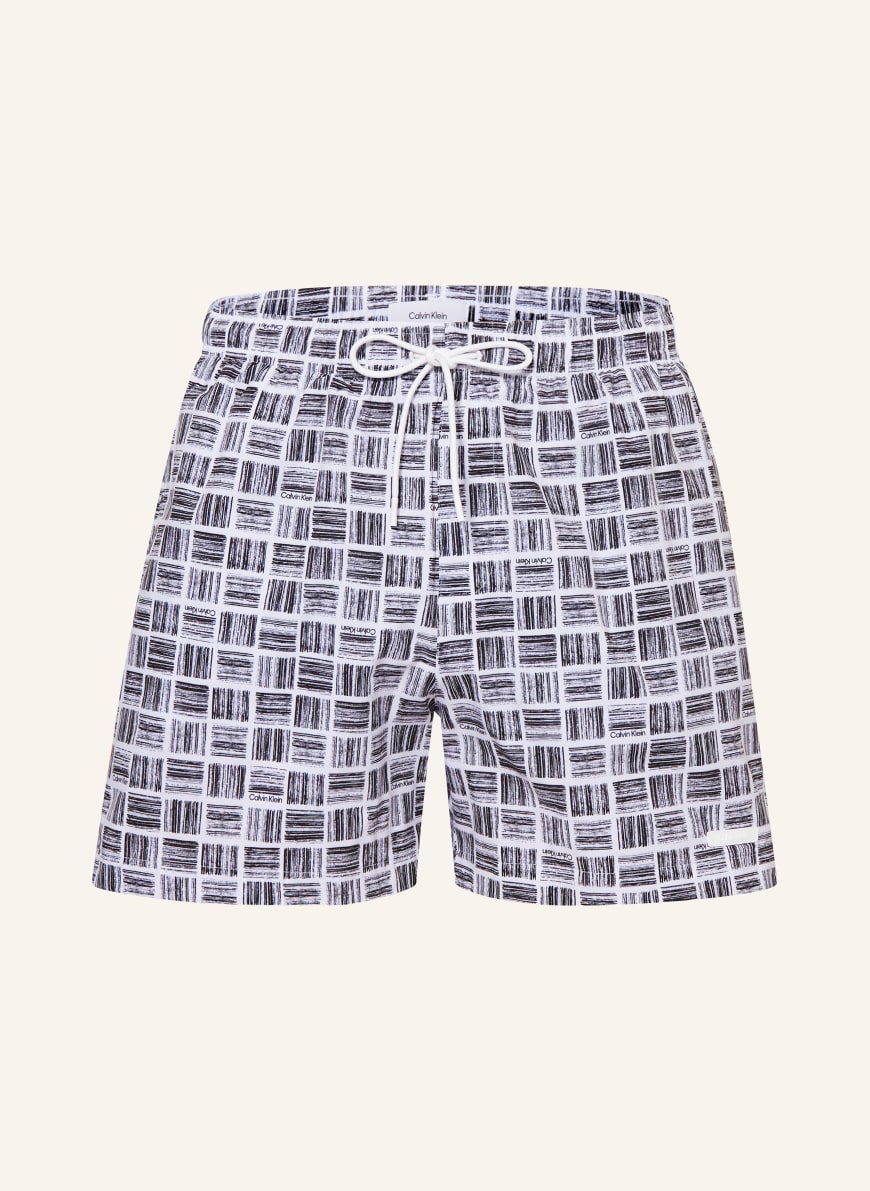 White calvin klein swim shorts cheap