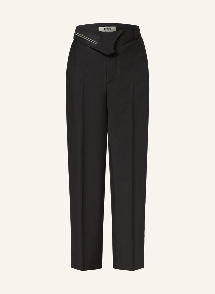 FENDI Hose mit Mohair: SCHWARZ