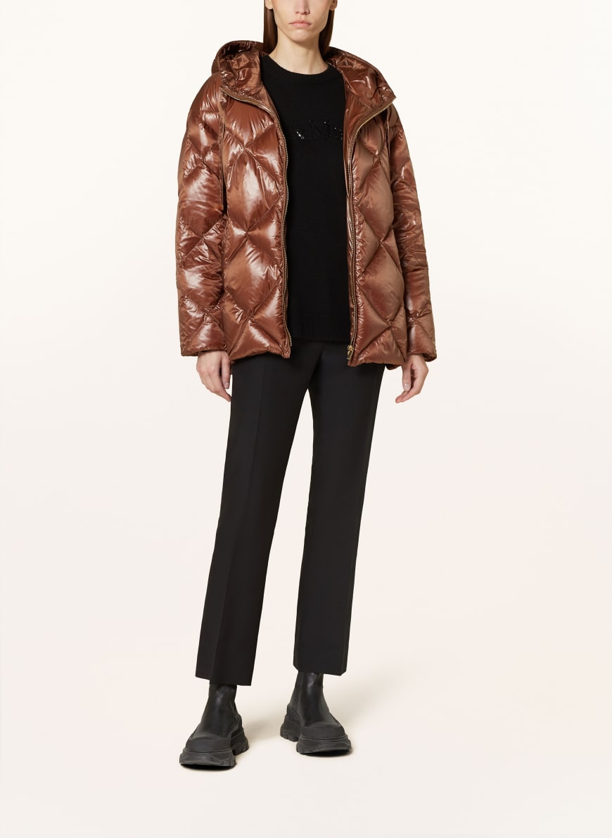 Akebia hooded wave puffer jacket outlet