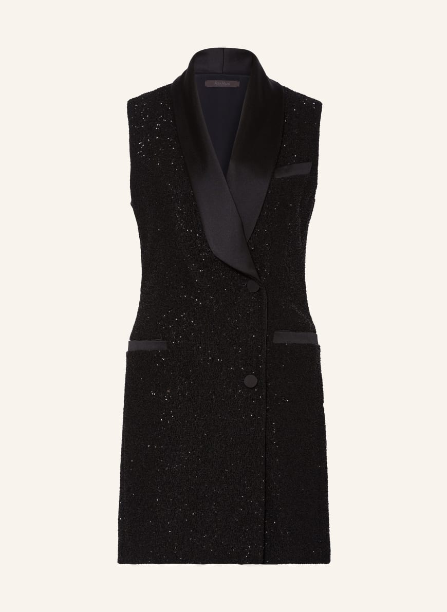 Max Mara Cocktail dress EIFFEL with sequins: BLACK