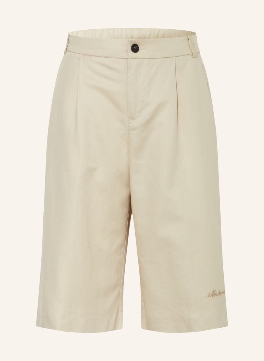 FENDI Shorts mit Leinen: ECRU