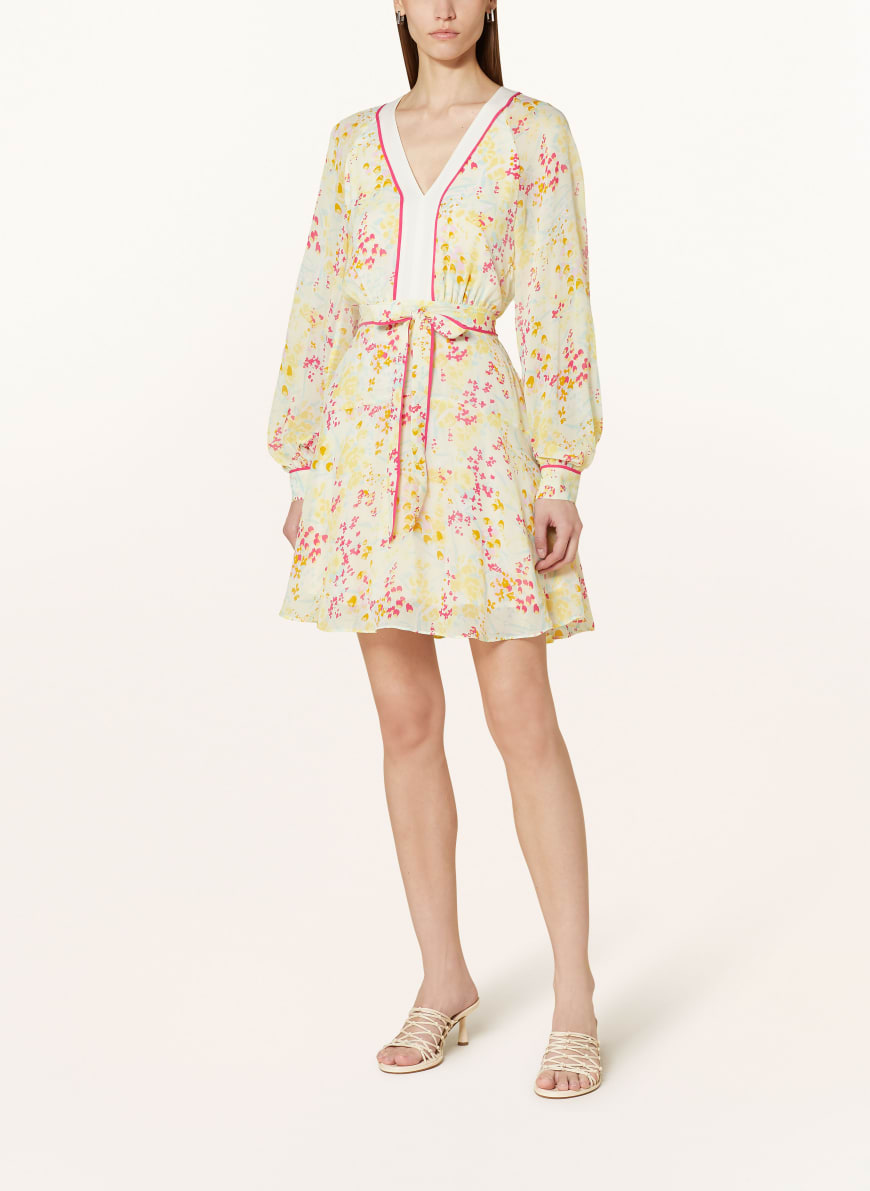 REISS Dress MOLLY in yellow light yellow pink