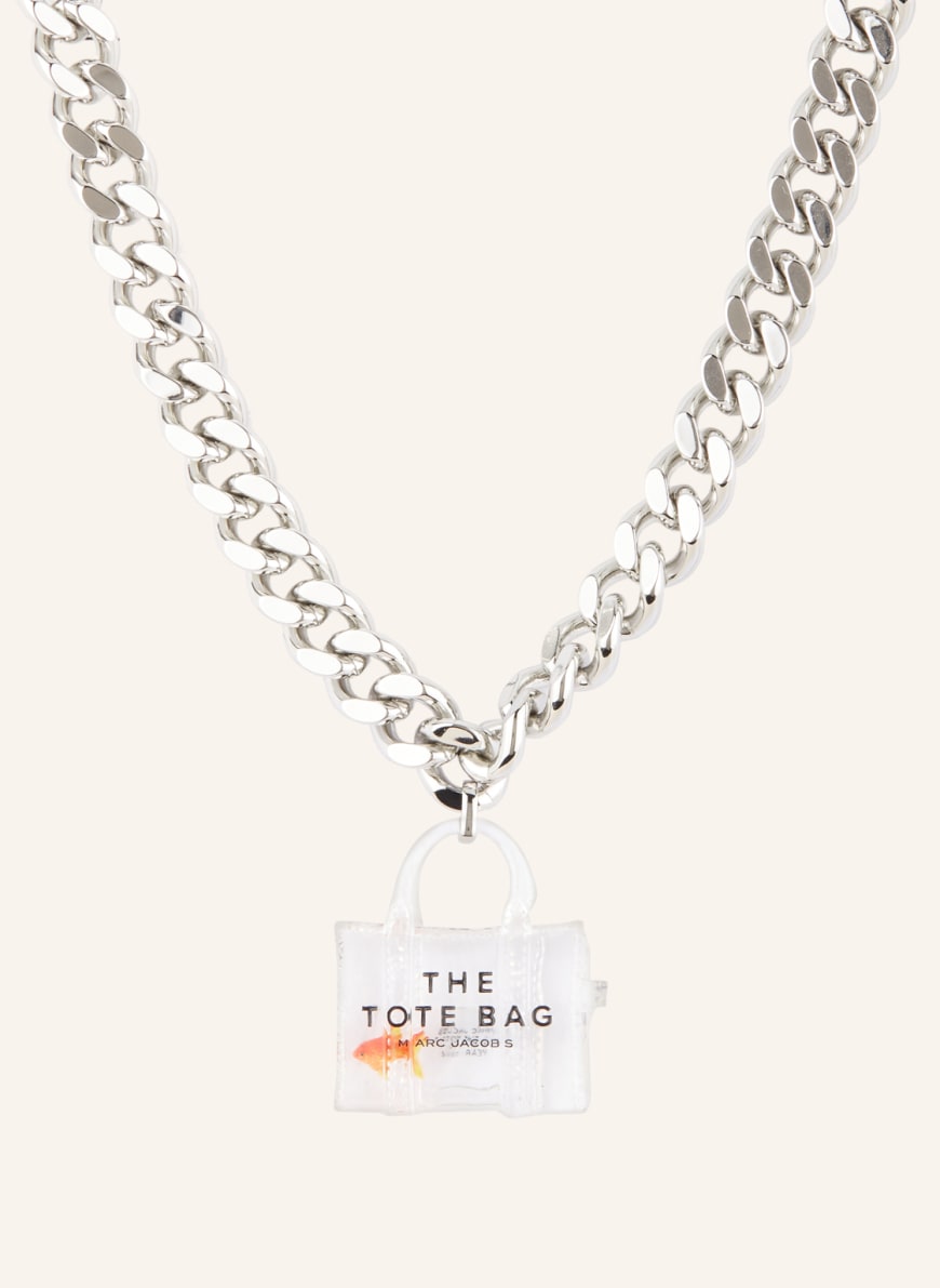 MARC JACOBS Necklace TOTE BAG GOLDFISH in silver