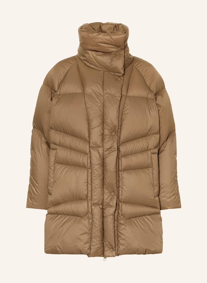 Jnby Camel Daunenjacke Damen LANGE DAUNENJACKE MIT KAPUZE WASSER UND  WINDDICHT 2025