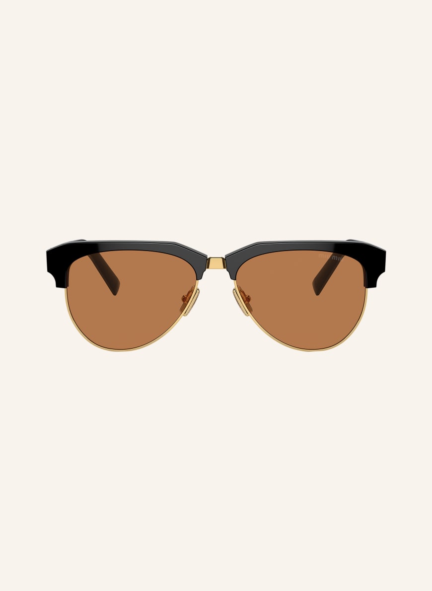 MIU MIU Sunglasses MU 09ZS in 1ab2z1 - black/ brown display picture 1
