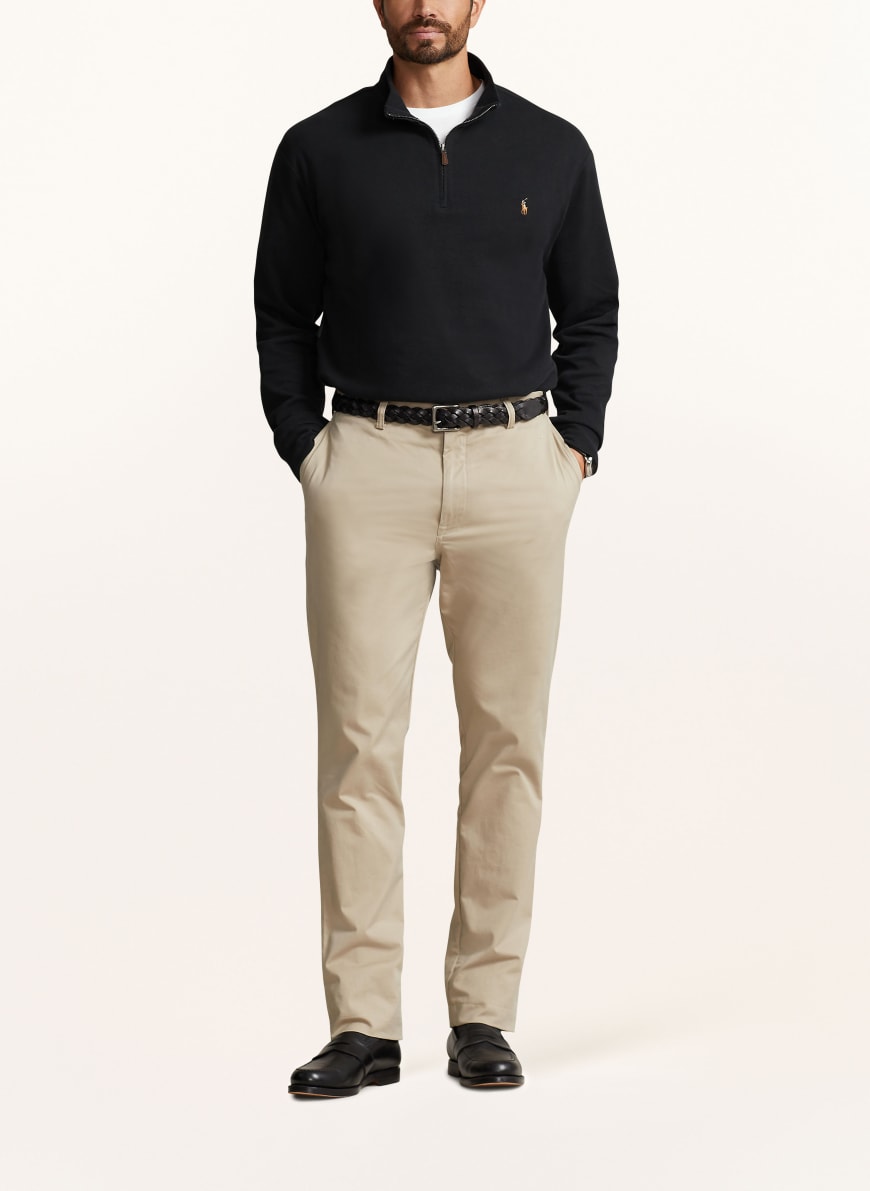 POLO RALPH LAUREN Big Tall Sweat Troyer in schwarz