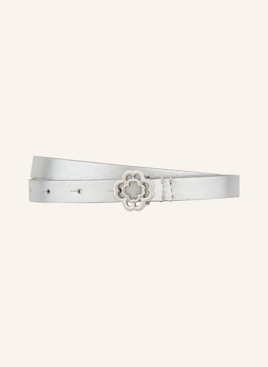 maje Ledergürtel: SILBER