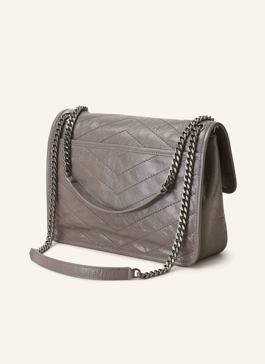 Ysl niki medium grey outlet