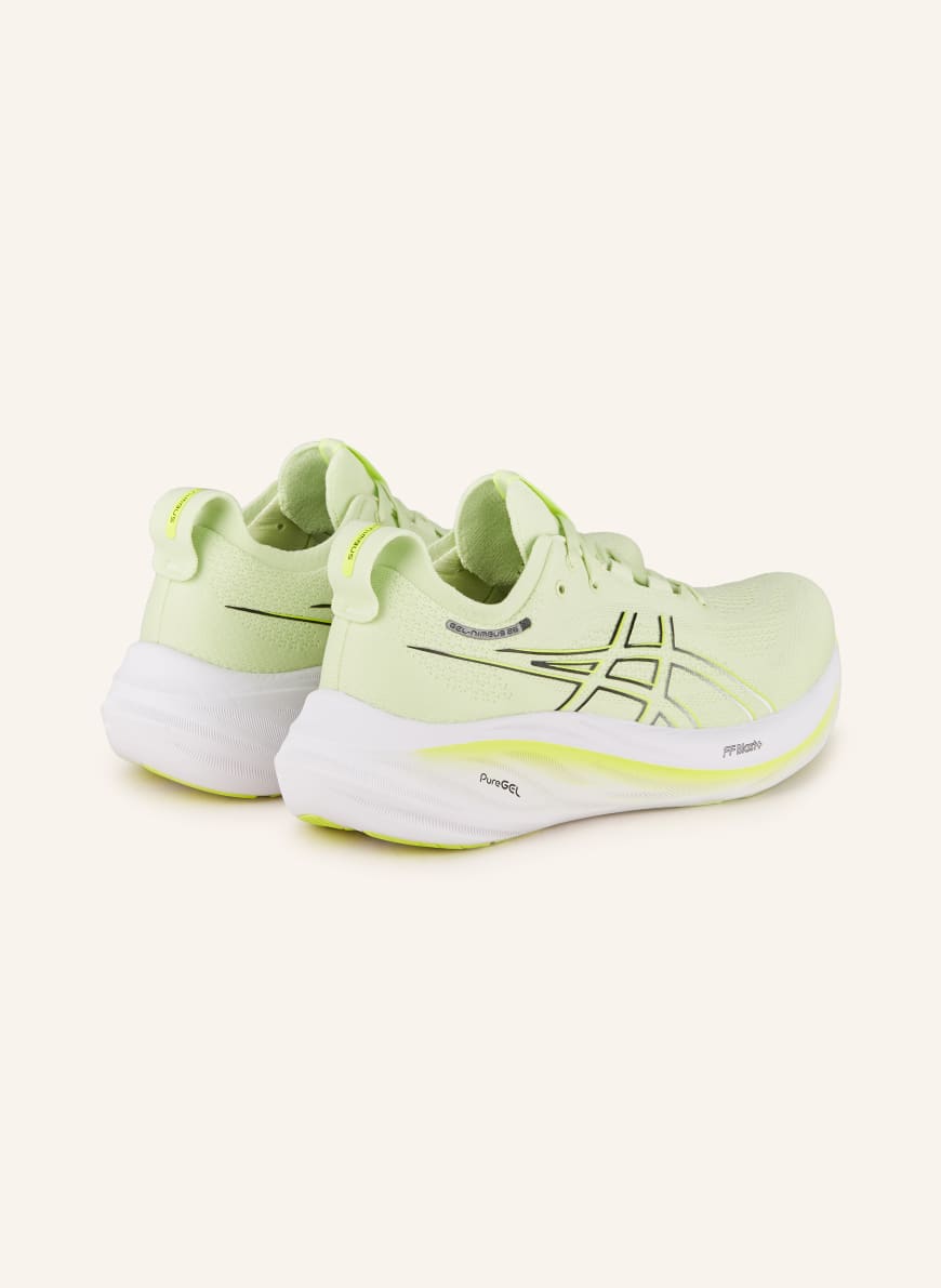 ASICS Laufschuhe GEL NIMBUS 26 in weiss neongelb