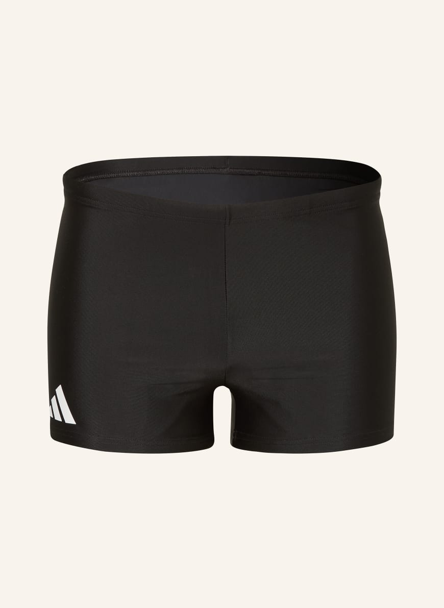 adidas Badehose SOLID BOXER in schwarz