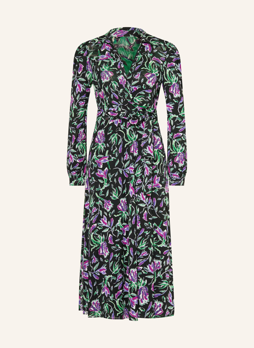 DIANE VON FURSTENBERG Reversible wrap dress PHOENIX in mesh
