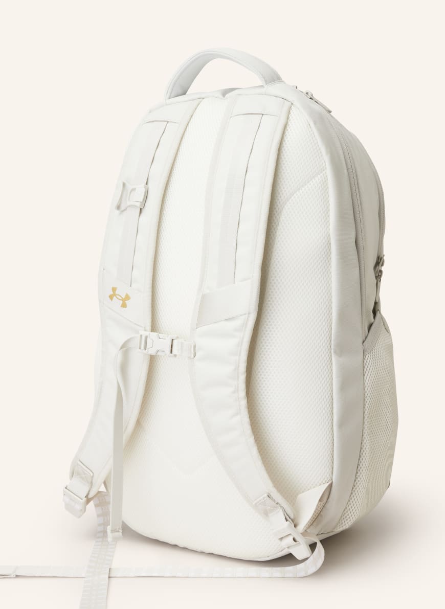 UNDER ARMOUR Backpack HUSTLE 6.0 PRO with laptop compartment in white beige