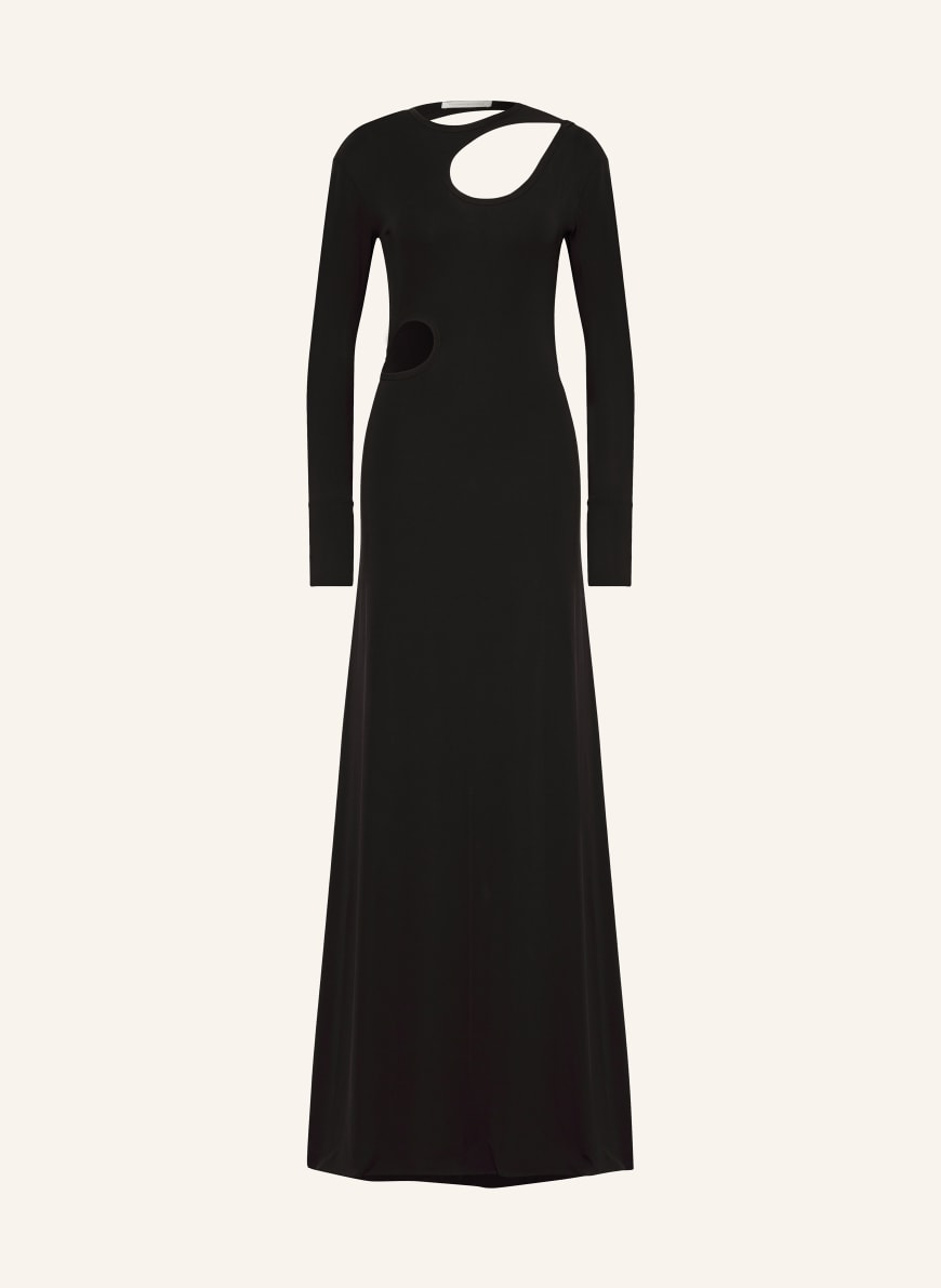 VICTORIA BECKHAM Evening dress with cut-outs in black