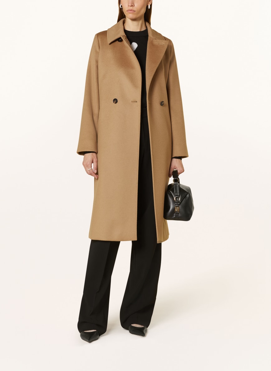 【関税&送料込】Mm Studio Sand Wool Bcollag Coat Max Mara STUDIO Wool coat BCOLLAG in beige