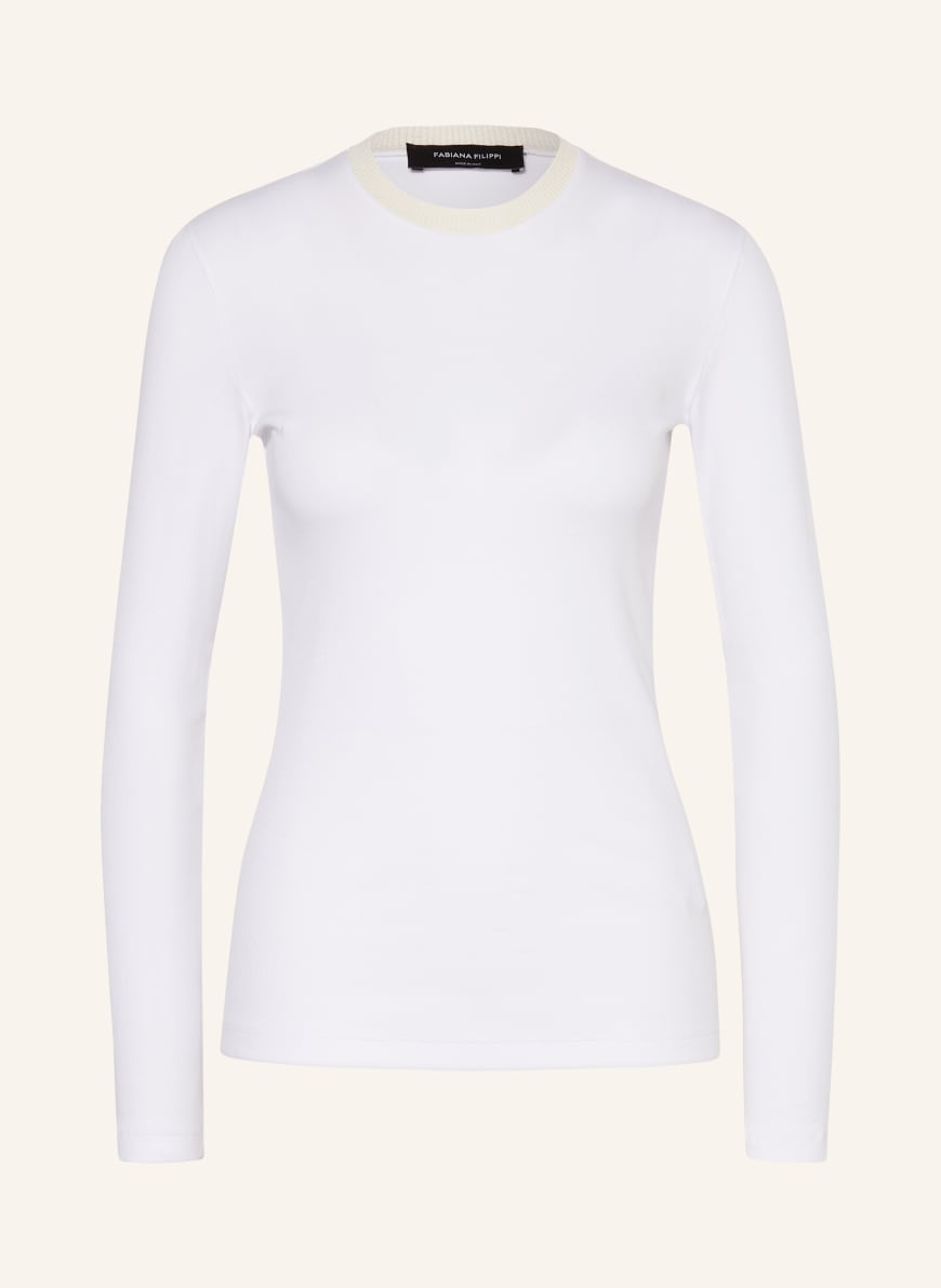 Tシャツ・カットソー FABIANA FILIPPI Fabiana Filippi T-shirts and Polos Cotton polo with lurex, sand for Women | Fabiana Filippi®
