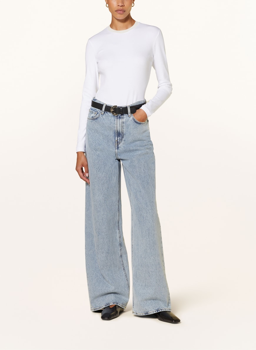 Tシャツ・カットソー FABIANA FILIPPI Long organza shirt with sequin embroidery Fabiana Filippi Sequined Organza Shirt | Black | FARFETCH