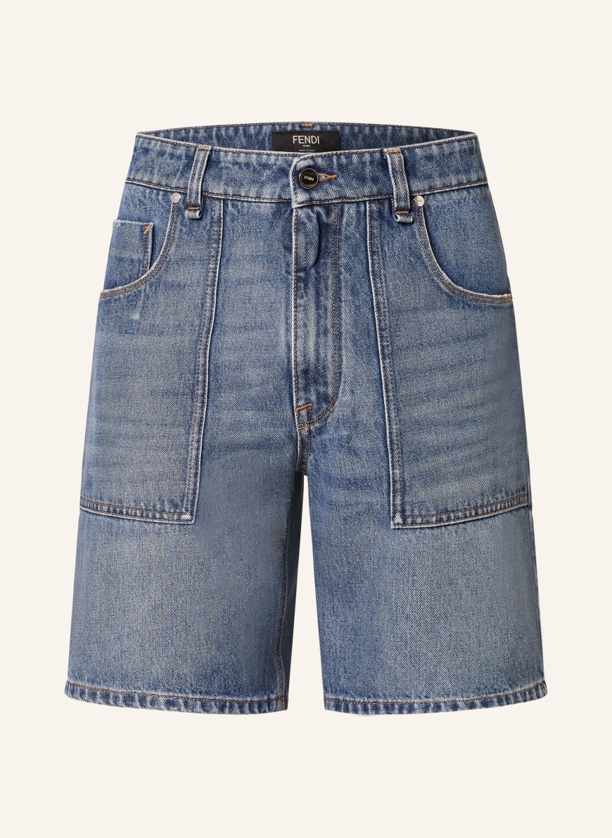 FENDI Denim shorts in blue