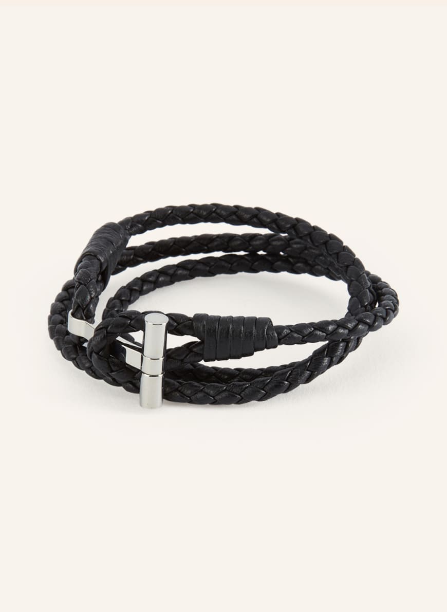 TOM FORD Leather bracelet in black