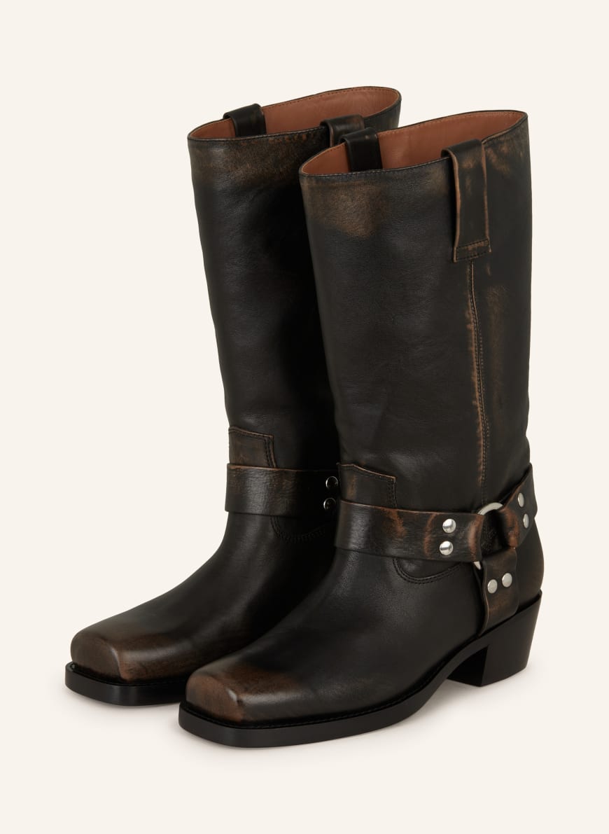 Sandro biker boots discount