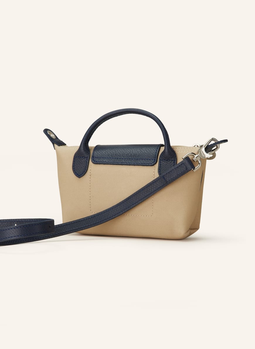 LONGCHAMP Umhangetasche POCHETTE LE PLIAGE in beige dunkelblau