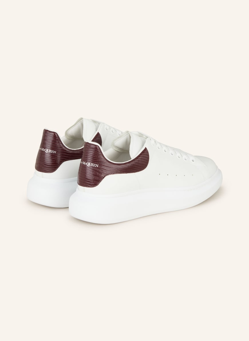Alexander McQUEEN Sneaker in weiss dunkelrot