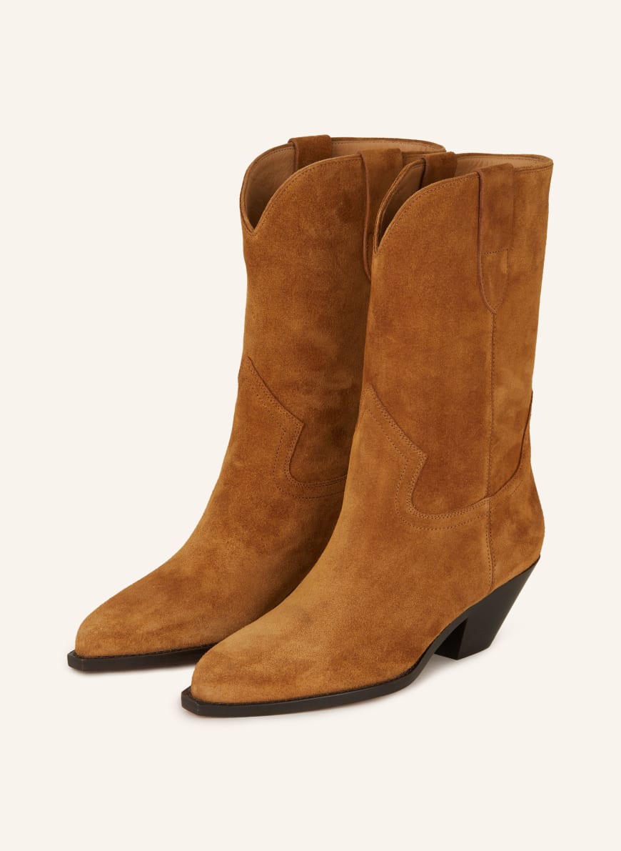 ISABEL MARANT Cowboy Boots DAHOPE: COGNAC