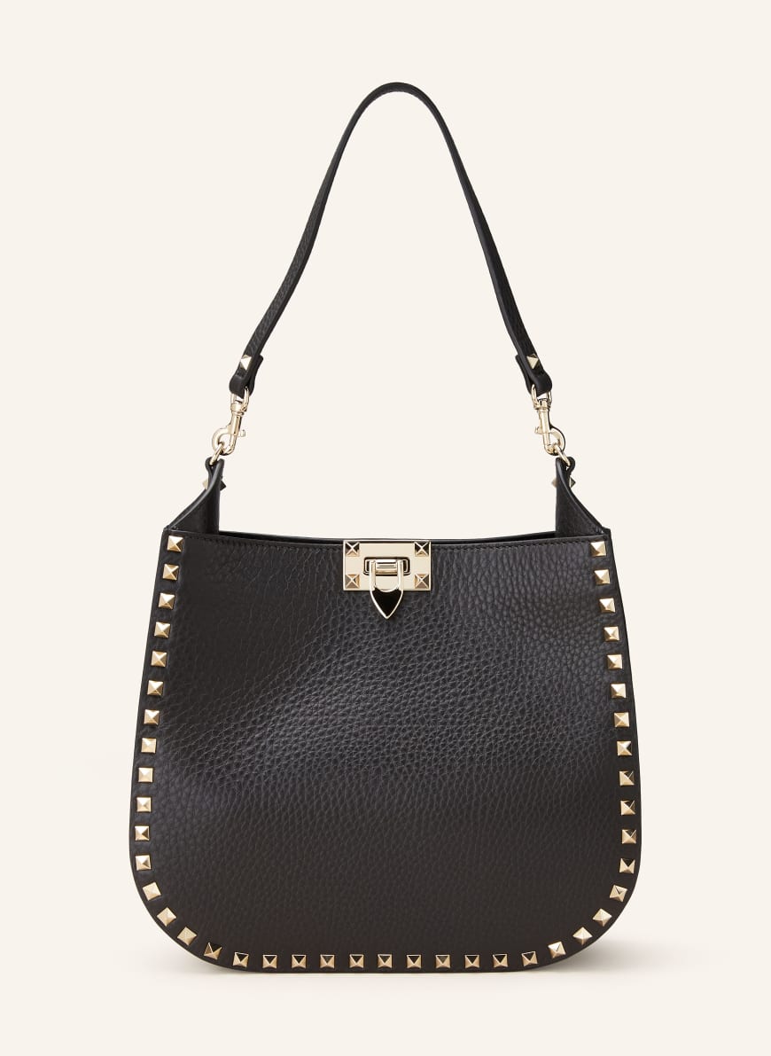 VALENTINO GARAVANI Hobo Bag ROCKSTUD mit Nieten in schwarz