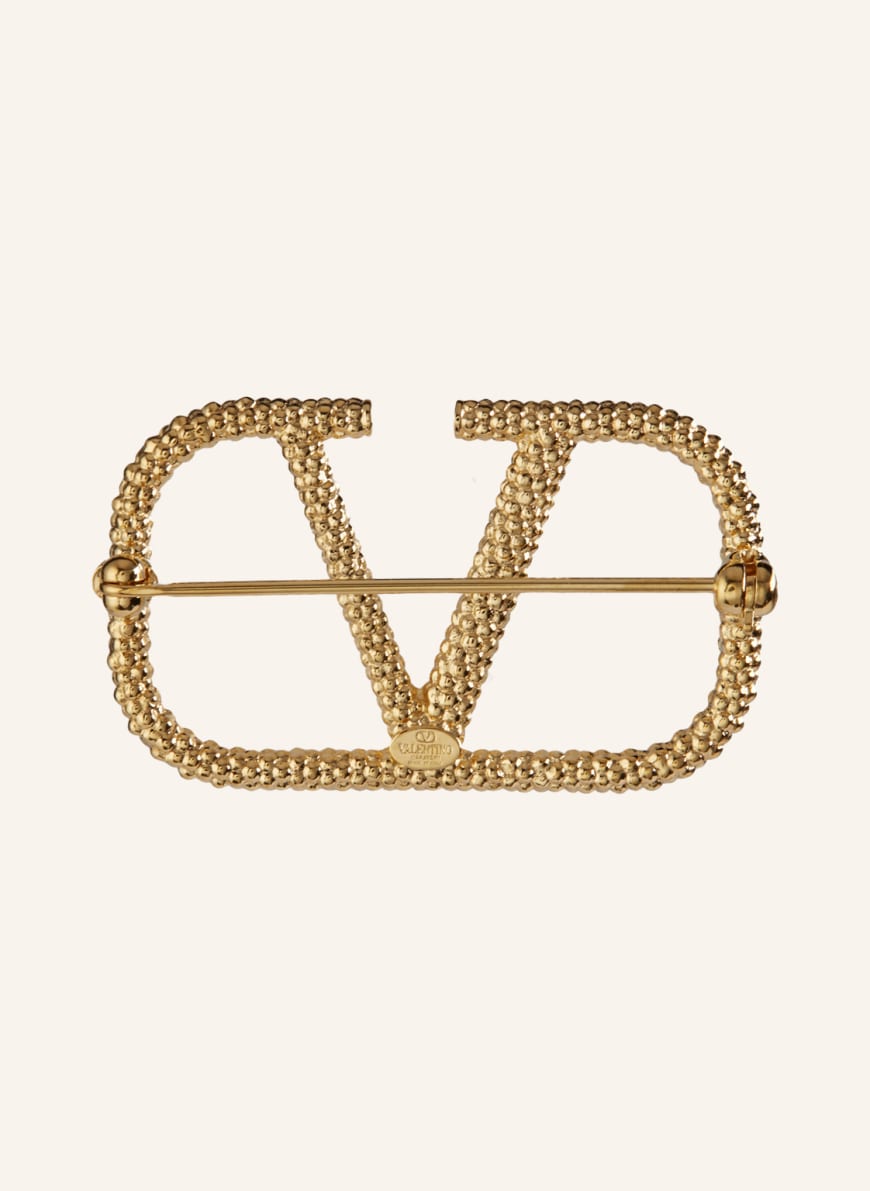 VALENTINO GARAVANI Brooch VLOGO SIGNATURE in gold