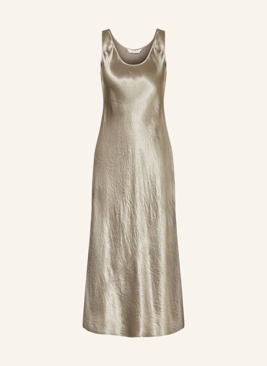 MM by Max Mara Satin dress TALETE in platinum