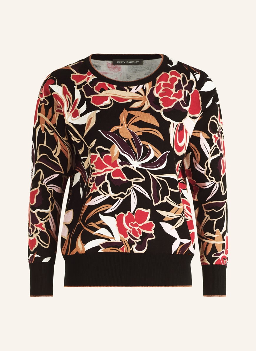 Betty Barclay Sweater in black brown red