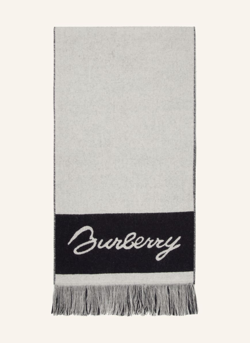 BURBERRY Scarf in gray black