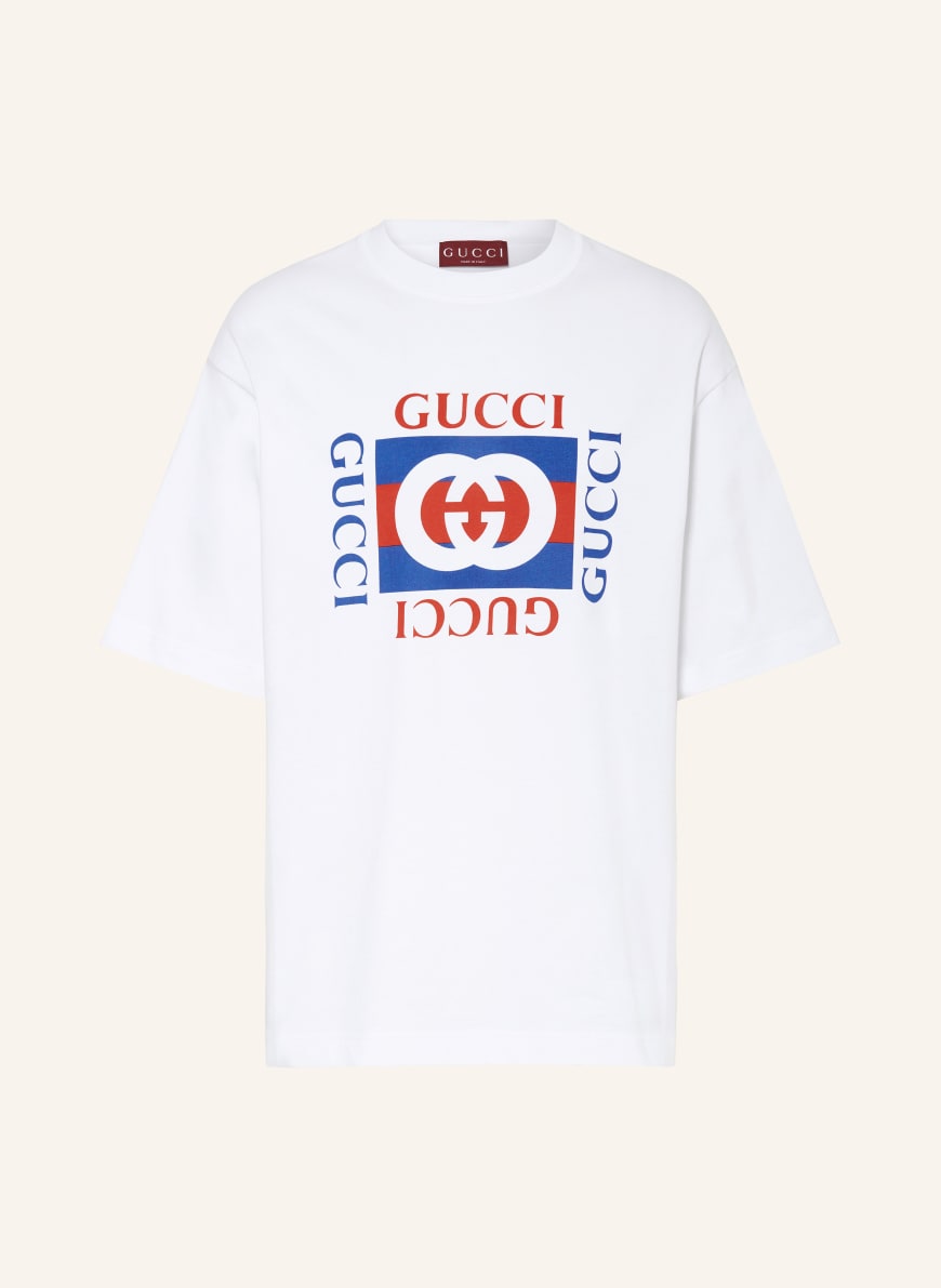 GUCCI T Shirt in weiss blau rot
