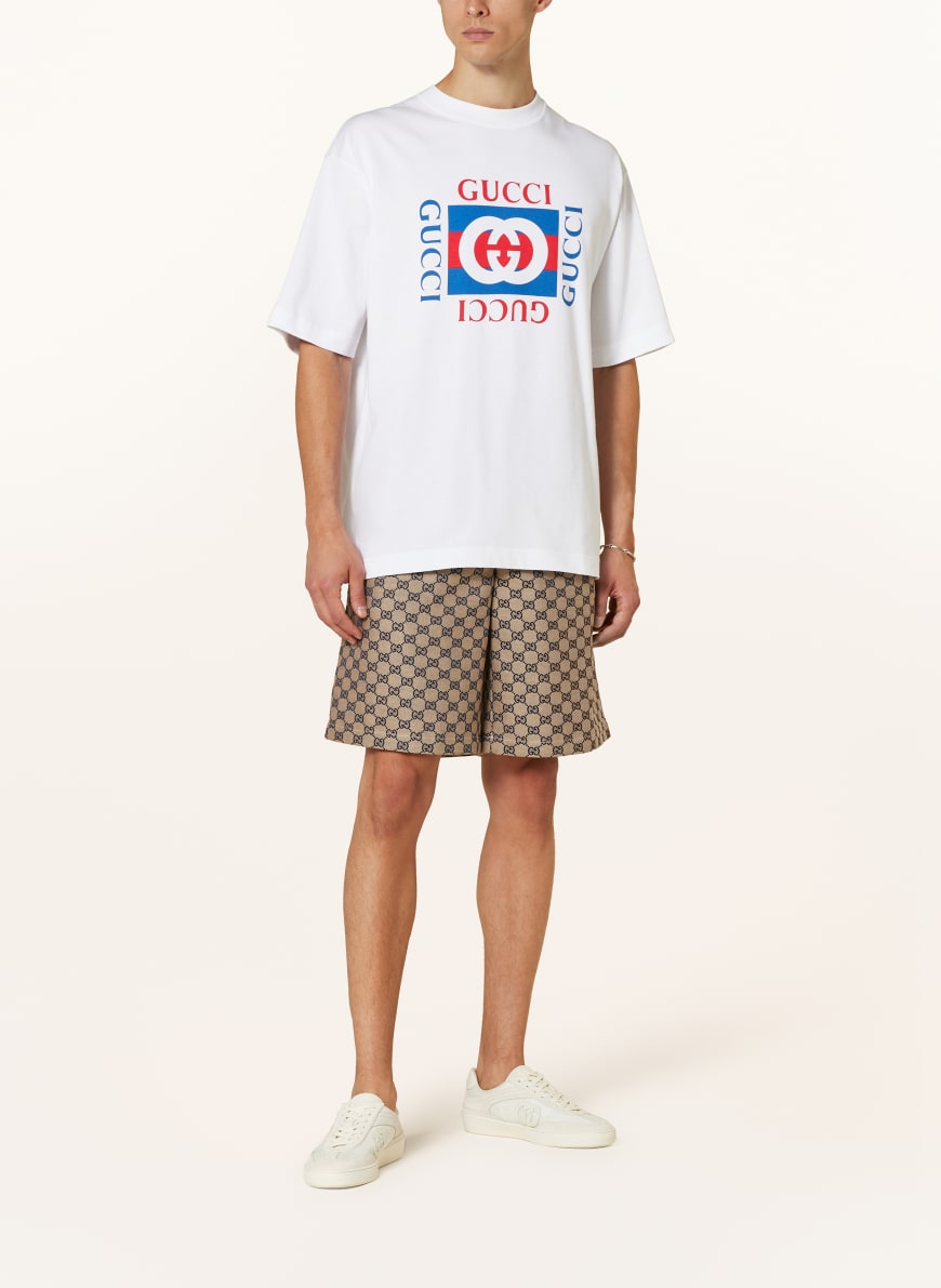 GUCCI T Shirt in weiss blau rot