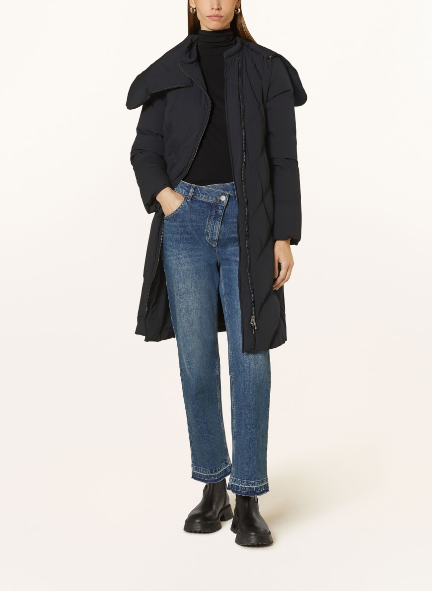 EMPORIO ARMANI Daunenmantel in schwarz