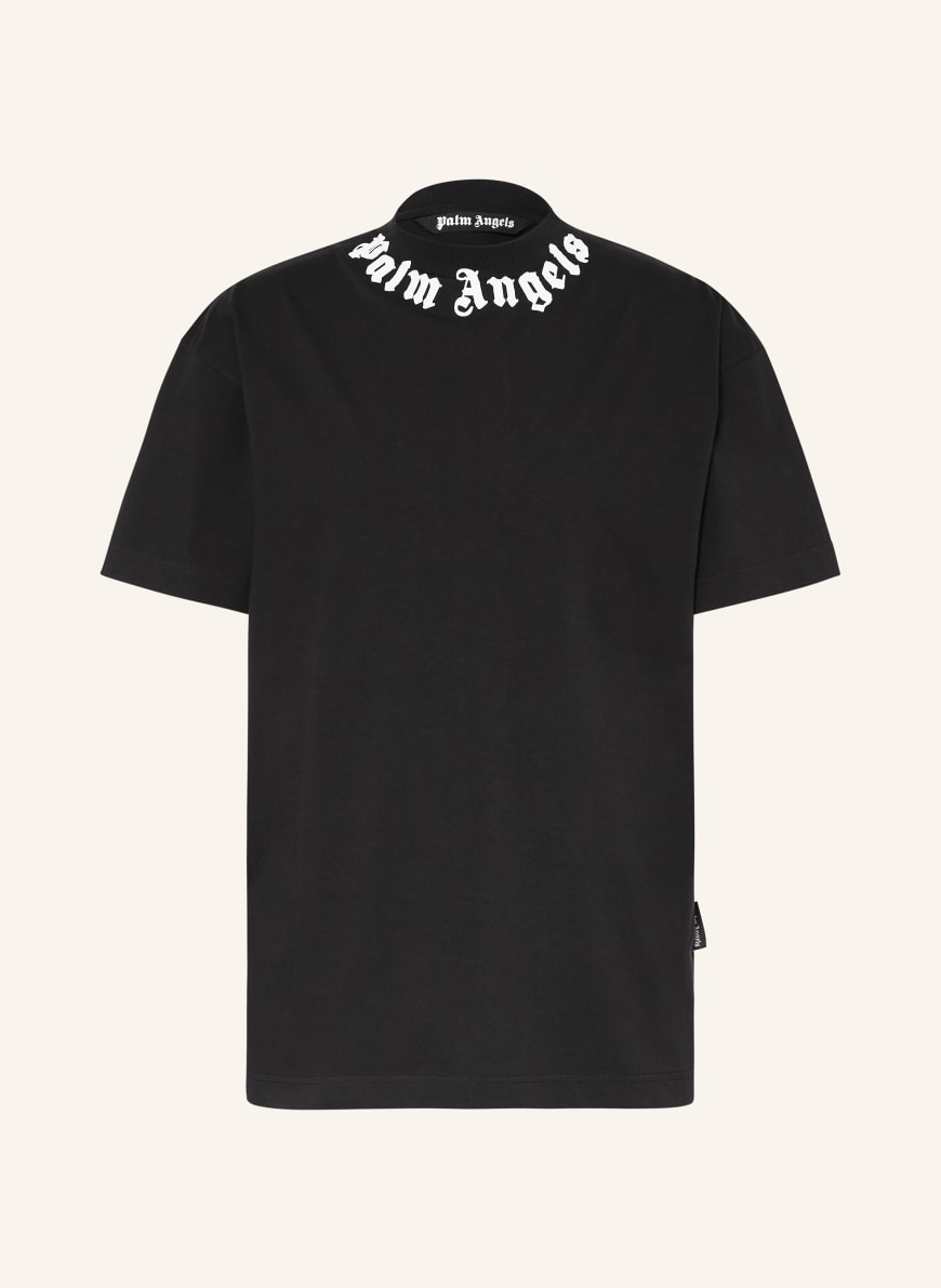 Palm Angels Angel's wings&Palm Angels Tシャツ Palm Angels T-shirt kolor czarny