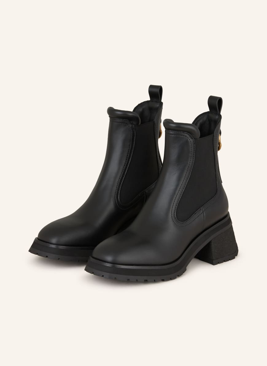 MONCLER Chelsea boots GIGI in black