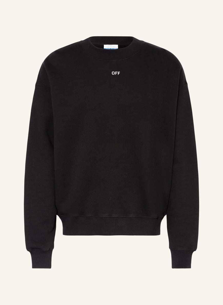 ★Off-White★ Stamp Skate Sweatshirt Black OMBA054C99FLE0061 Off-White Sweatshirt OFF STAMP SKATE in black