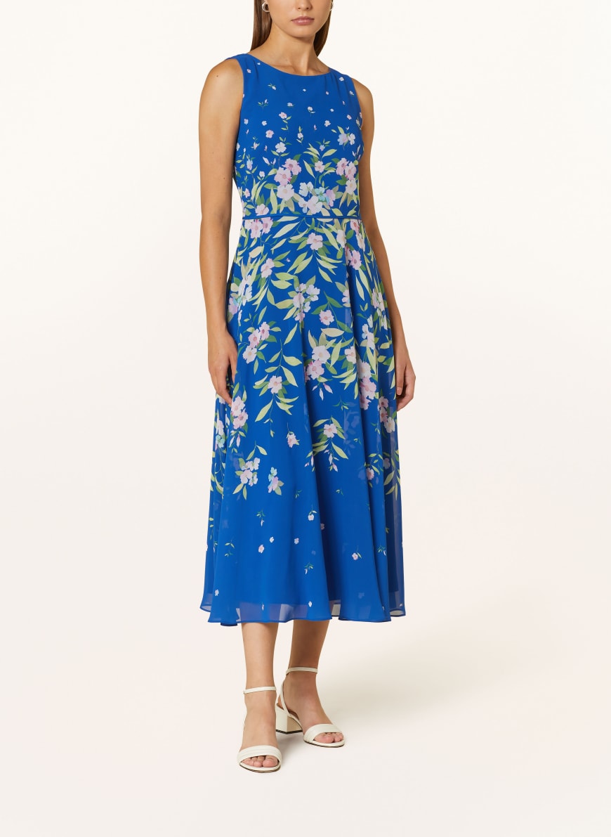 HOBBS Kleid CARLY in blau hellgrun hellrosa