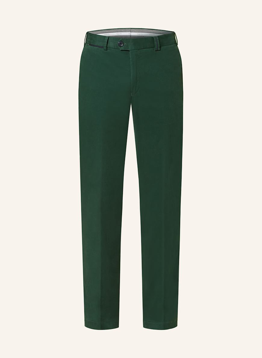 HILTL Chino PEAKER-S Regular Fit: DUNKELGRÜN