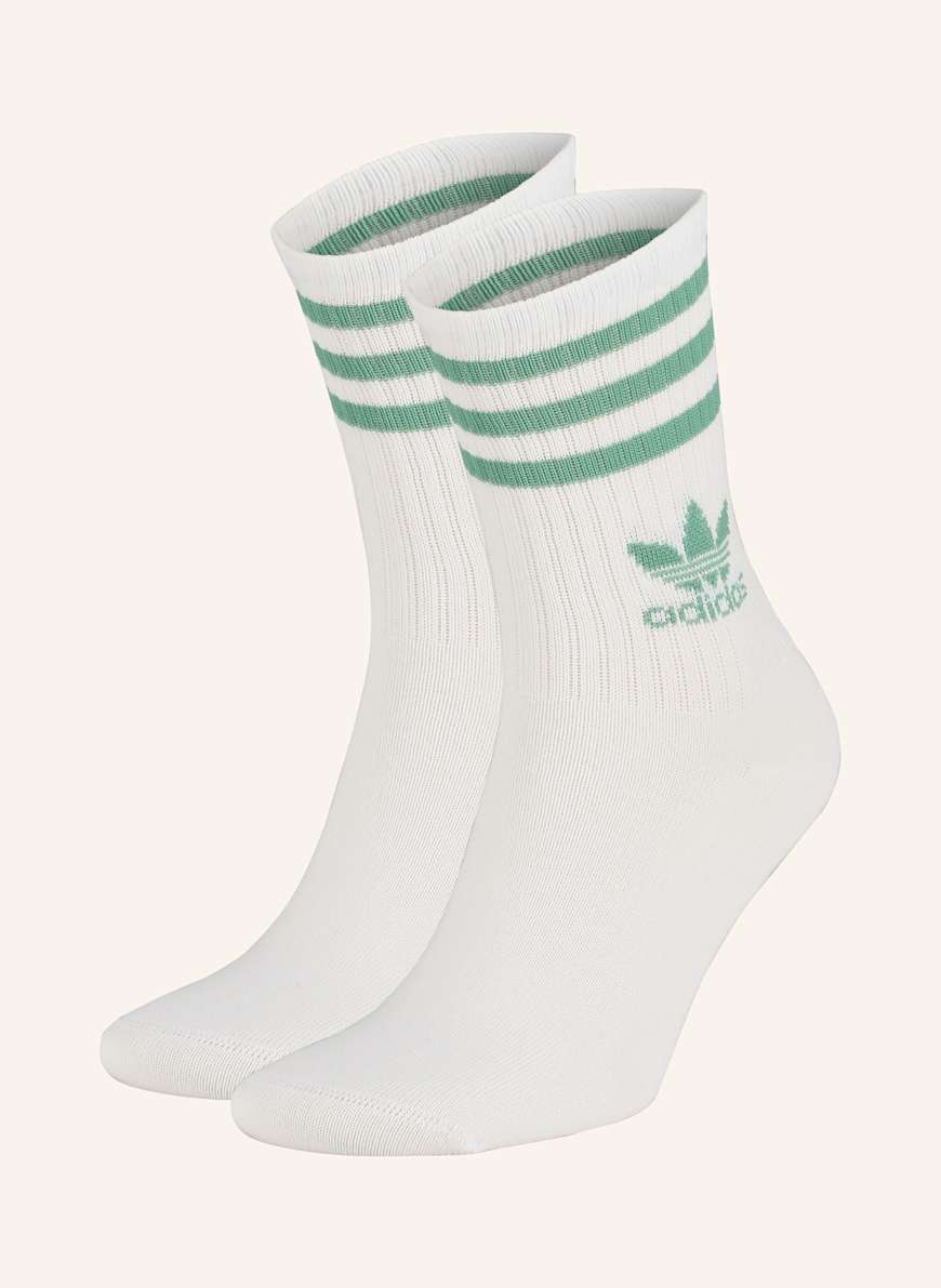 adidas Originals 3er Pack Socken CREW in white prlogr mgsogr