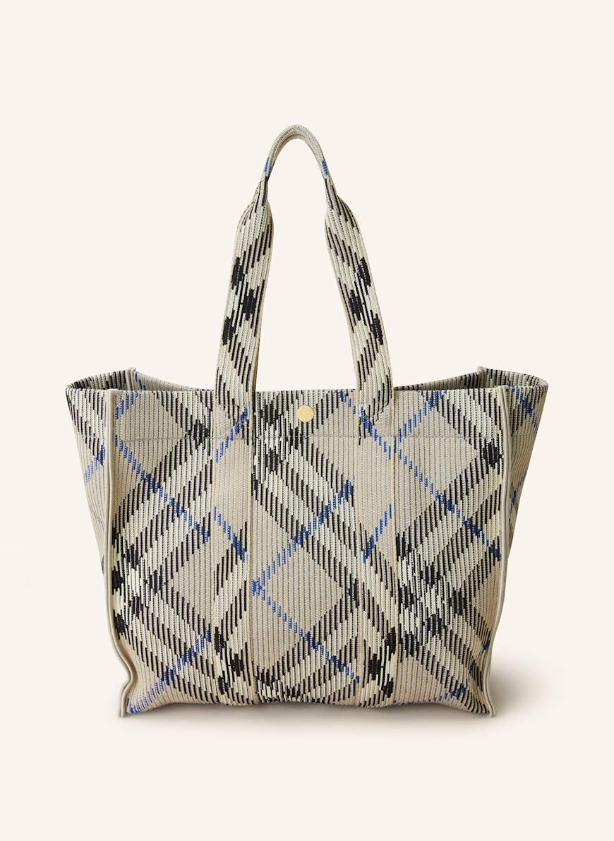 BURBERRY Shopper in gray black blue