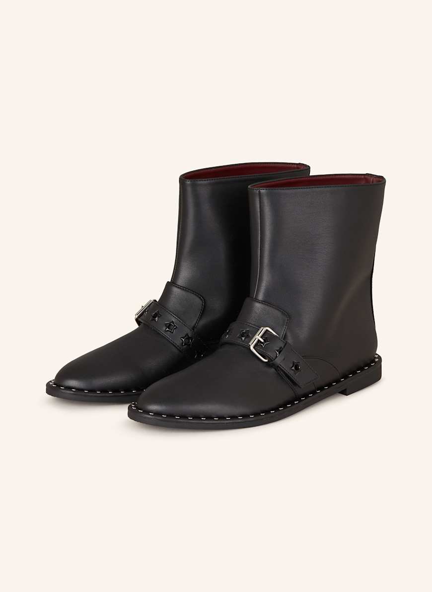 STELLA McCARTNEY Biker Boots FALABELLA: SCHWARZ