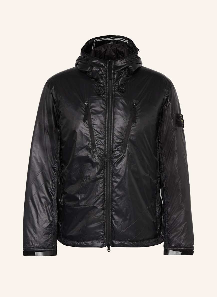 STONE ISLAND Jacke mit Primaloft®-Isolierung in schwarz