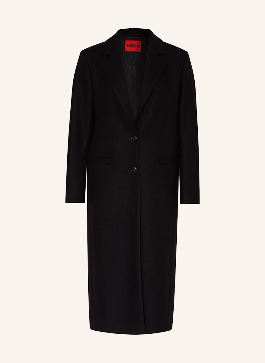 Black white wool coat new arrivals