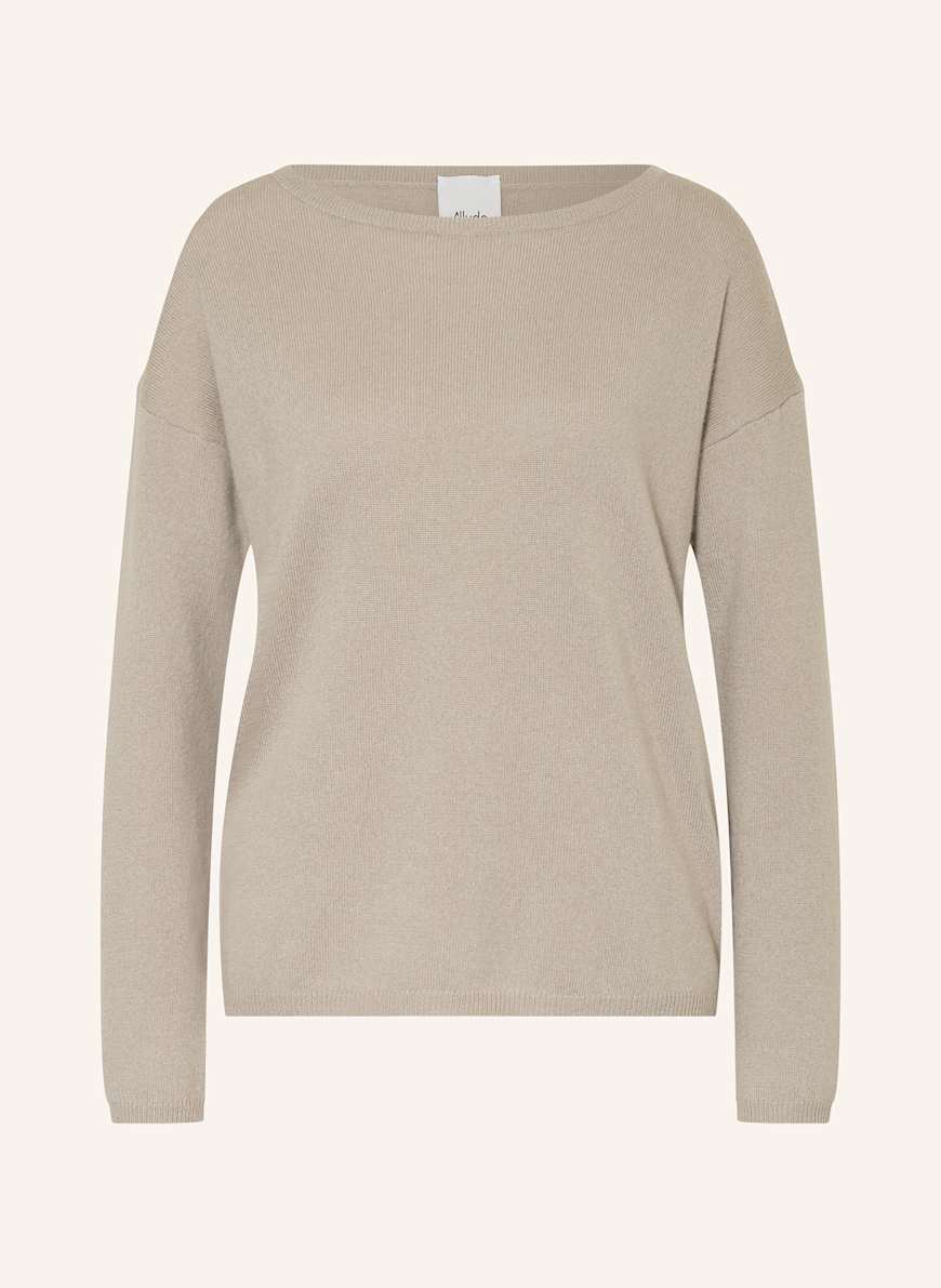 ALLUDE Cashmere-Pullover in taupe