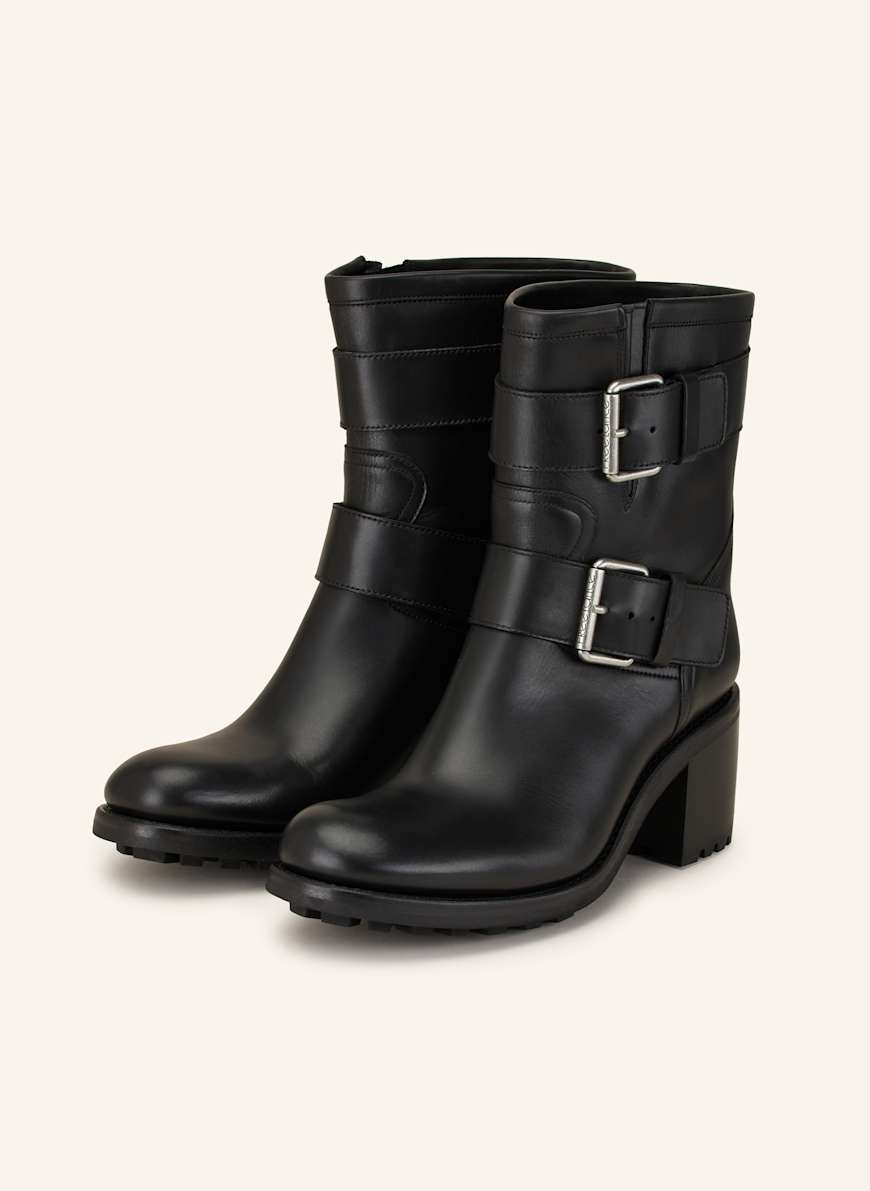 Bottes Free Lance Cuir Noir Taille 40 - Modèle Alma 7 Oblique - Occasion